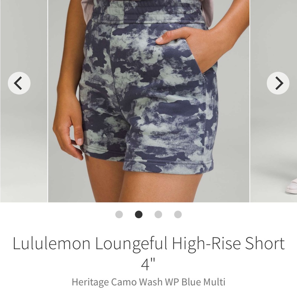 Lululemon Loungeful High-Rise Short 4"